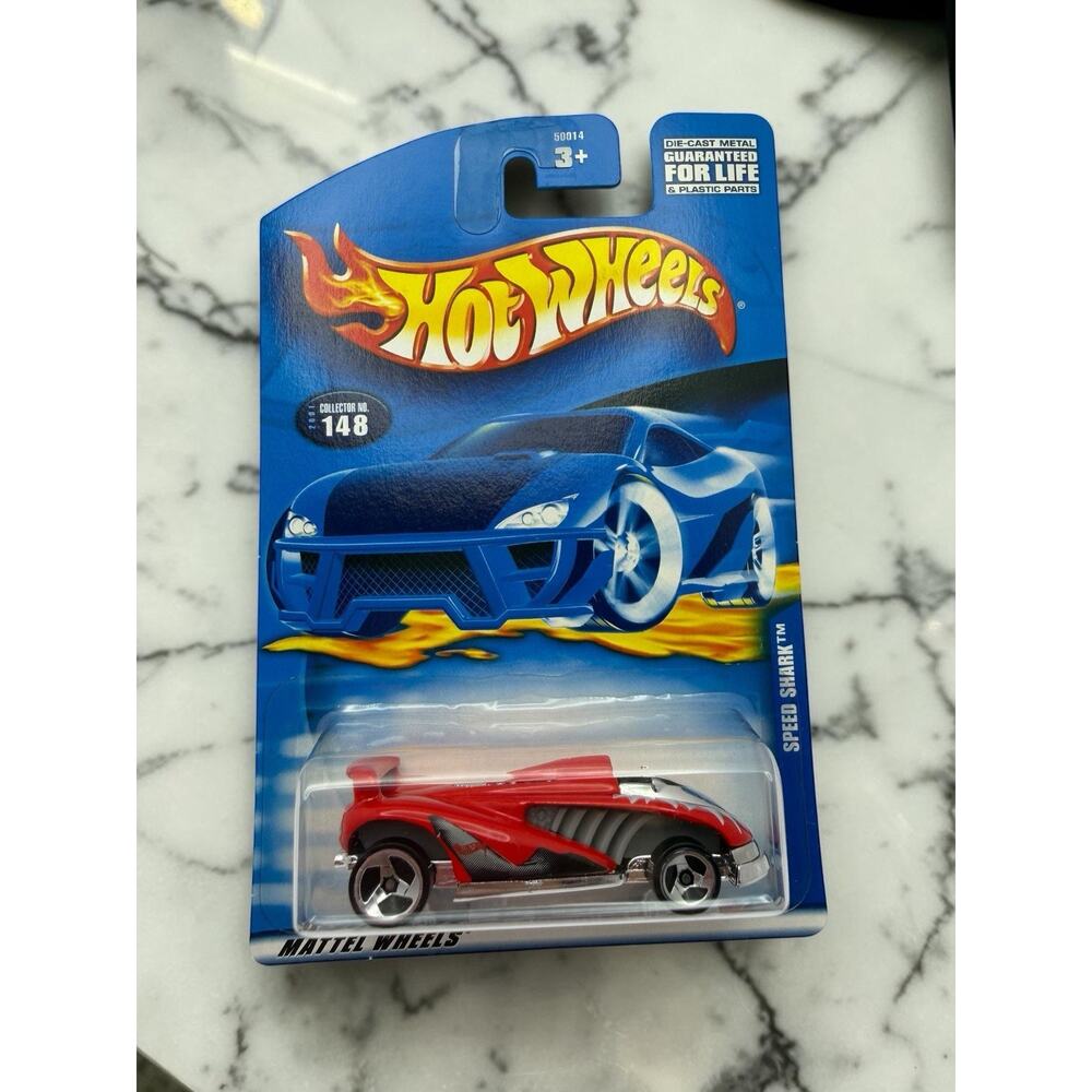 Hot Wheels Speed Shark Track System 1:64 Diecast Red/Silver/Black 2000 Unopened